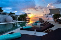 Luxurious sun deck